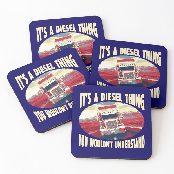 Item preview, It's a Diesel Thing You Wouldn't Understand - Vintage Big Rig Semi Trailer Truck Driver Gift for Men Women Boy Kids - Truck Driving Retro Poster - 18 Wheeler Trucker Design for Semi-Truck Drivers Fans designed and sold by WG-Factory.