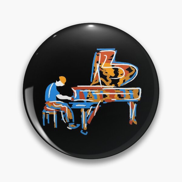Item preview, The Pianist Modern Art Style designed and sold by jazzworldquest.