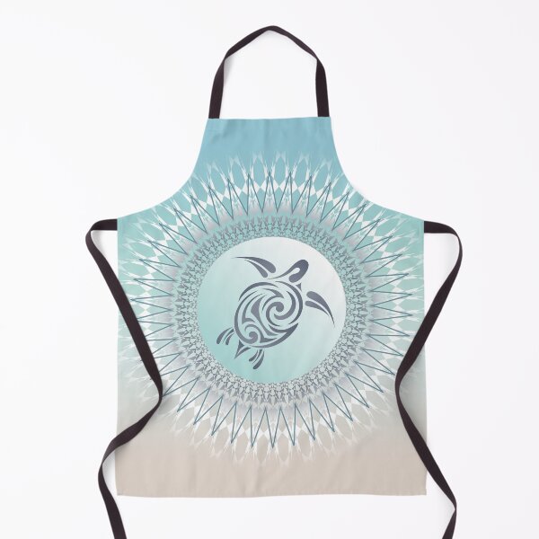 Item preview, Sea Turtle And Mandala On A Beachstyle Background designed and sold by Nina Baydur.