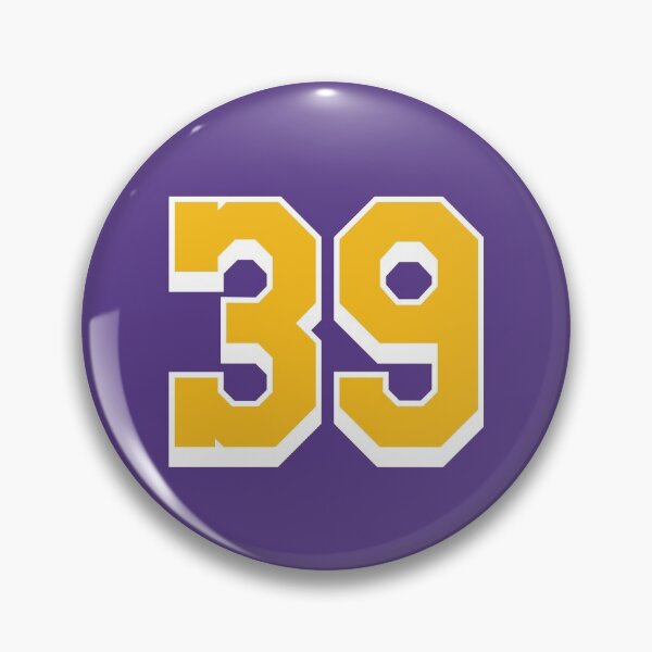 Item preview, 39 Yellow Number thirty-nine Purple Basketball Jersey designed and sold by elhefe.