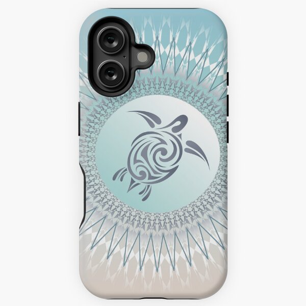 Item preview, Sea Turtle And Mandala On A Beachstyle Background designed and sold by Nina Baydur.