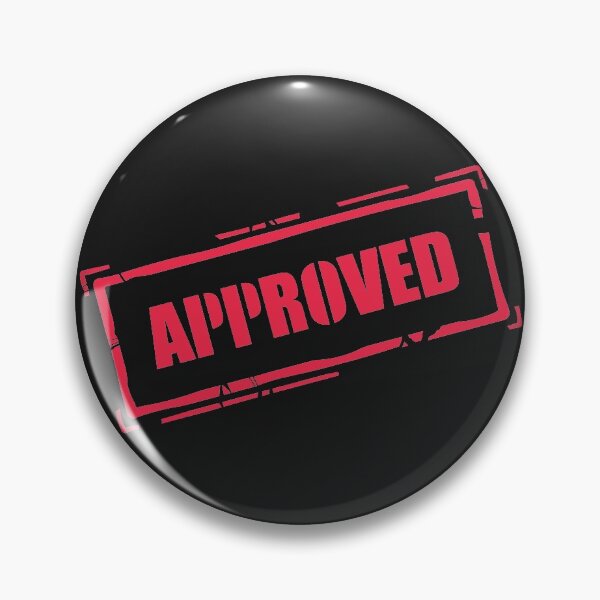 Item preview, Approved (red) designed and sold by CatMaGo.