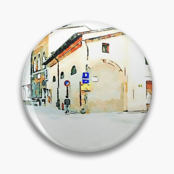 Item preview, Glimpse with church and parked car designed and sold by Giuseppe Cocco.