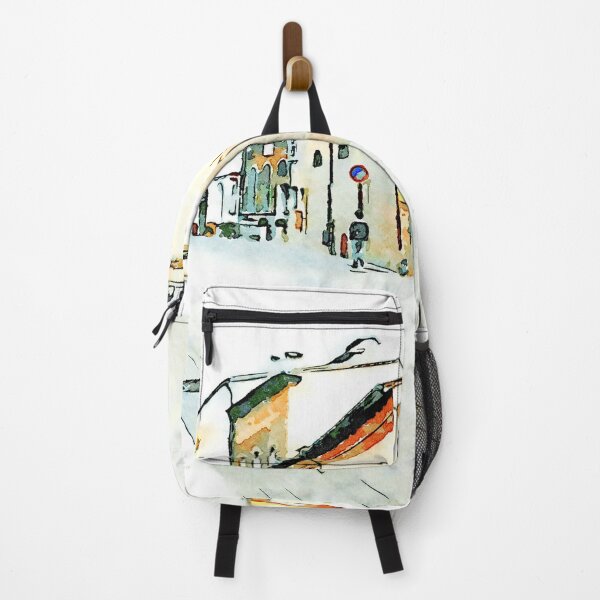Item preview, Glimpse with church and parked car designed and sold by Giuseppe Cocco.