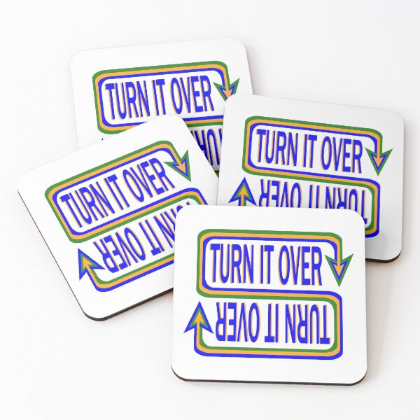 Item preview, Turn It Over Inspirational Saying Quote designed and sold by lovemyrecovery.