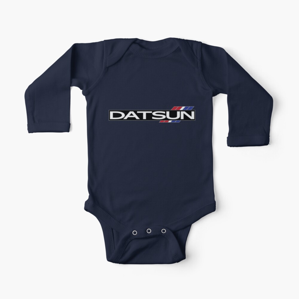 Datsun 510 Emblem Baby One Piece By Pootermobile04 Redbubble