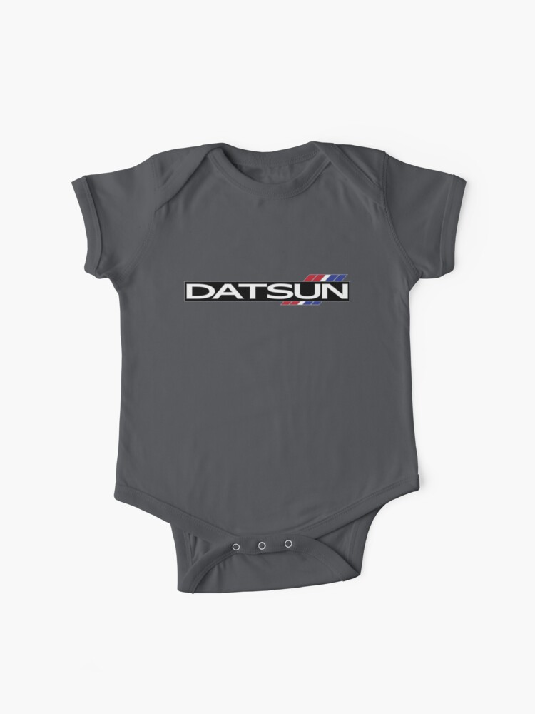 Datsun 510 Emblem Baby One Piece By Pootermobile04 Redbubble