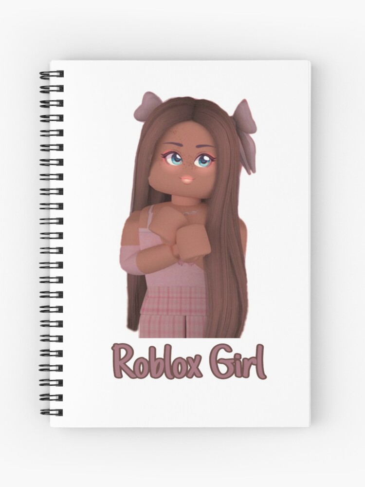 Roblox Girl Spiral Notebook By Katystore Redbubble - sctetch of roblox girl