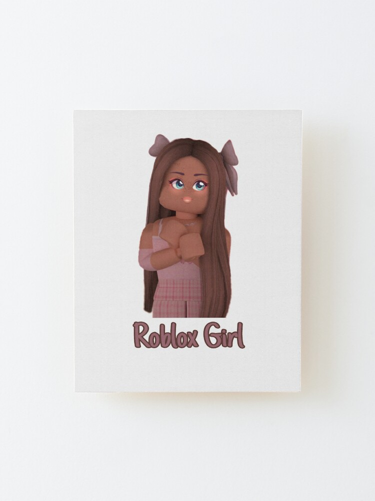 Roblox Girl Mounted Print By Katystore Redbubble - thick roblox girls
