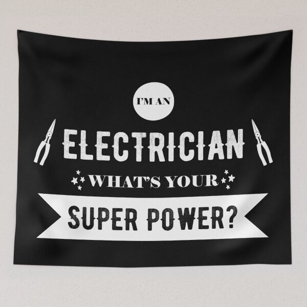 Item preview, I'm an Electrician, what's your superpower? designed and sold by ZachTheDesigner.