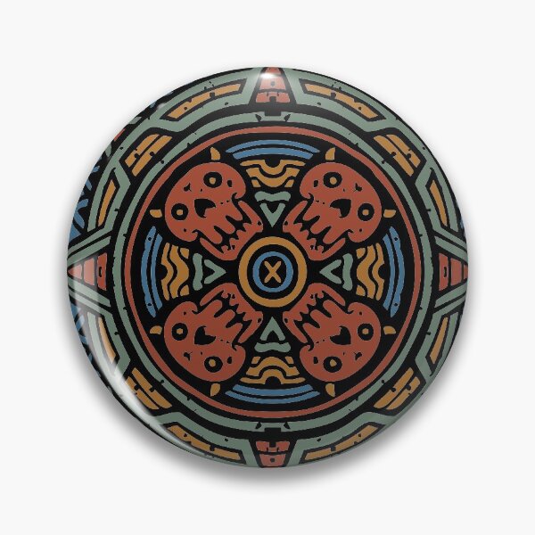 Item preview, Aztec Skull Mandala designed and sold by krizvector.