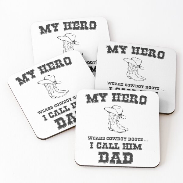 Item preview, DAD Is My HERO Texas Cowboys Cool Awesome Gift for fathers designed and sold by Naumovski.