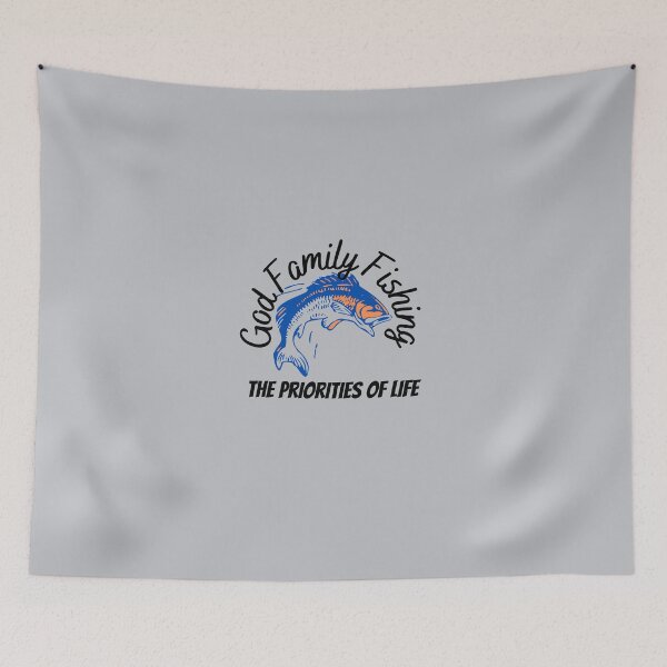 Item preview, God Family Fishing The Priorities Of Life designed and sold by Calebchc.