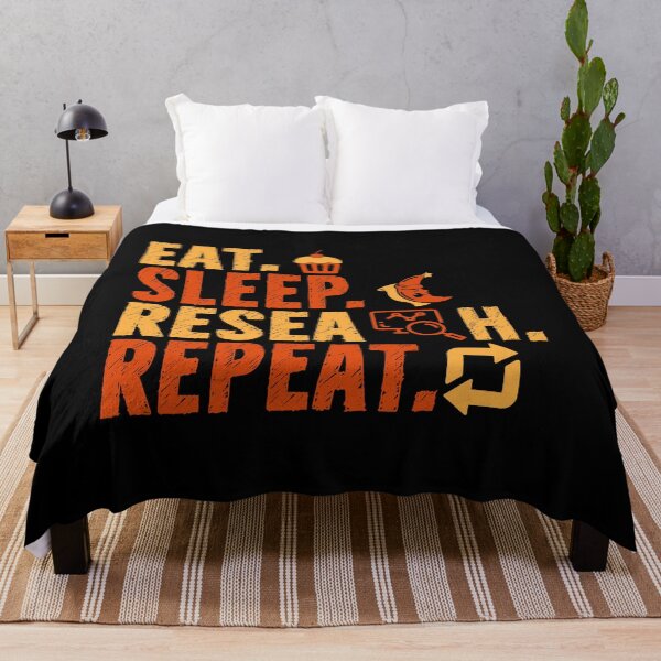 Item preview, Eat. sleep. research. repeat. designed and sold by mteehut.