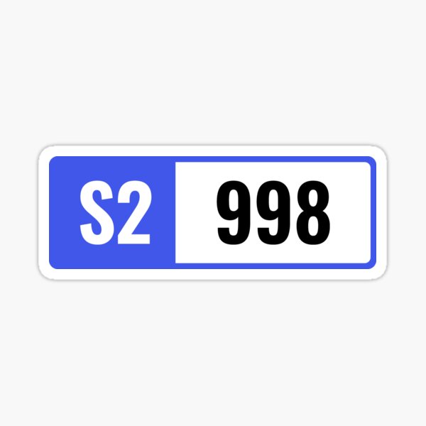 Autocollant Forza S2 998 Sticker