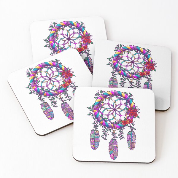 Item preview, Colorful Boho Dreamcatcher Tribal Native American Indian designed and sold by MagicBoutique.