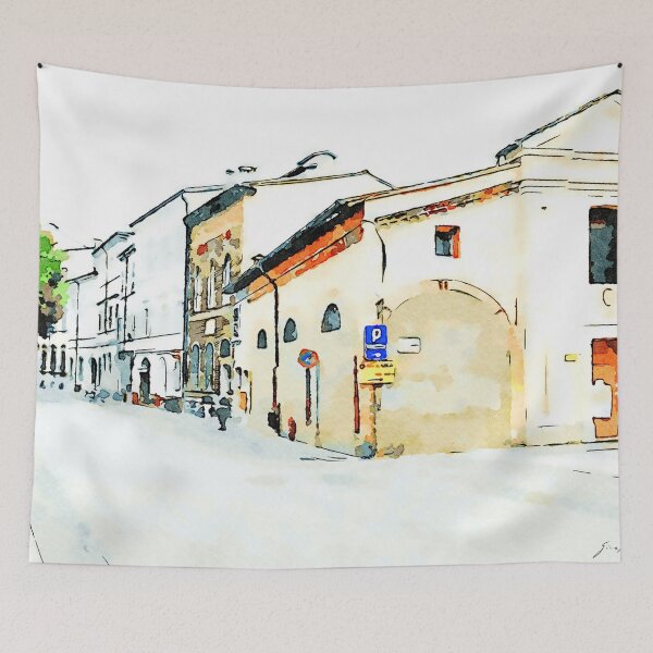 Item preview, Glimpse with church designed and sold by Giuseppe Cocco.