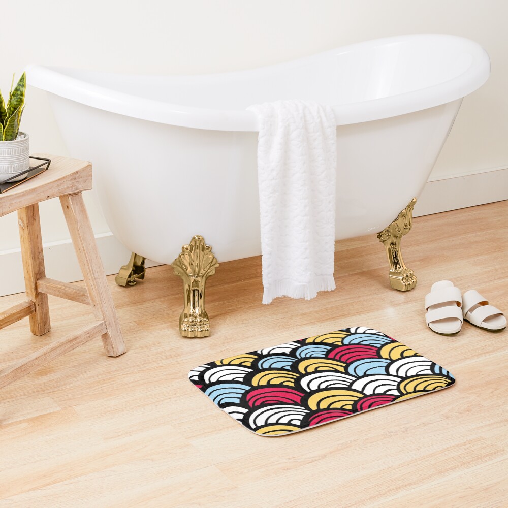 Item preview, Bath Mat designed and sold by tridentfoundry.