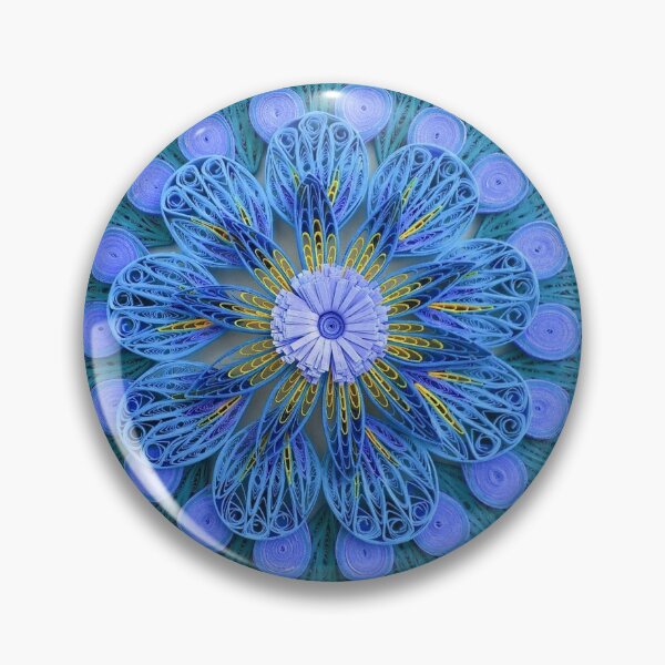 Item preview, Paper Quilling Blue Shades Mandala designed and sold by TruptisCraft.