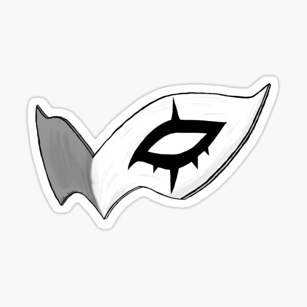 Persona5 Joker Mask Sticker For Sale By Springscanvas Redbubble