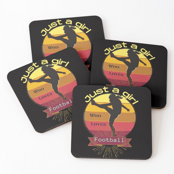 Item preview, Just a Girl who loves Football t shirt  designed and sold by Rockopolys.