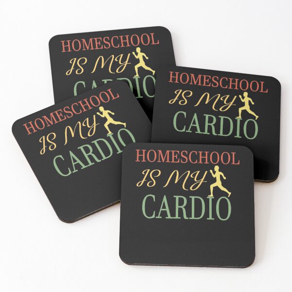 Item preview,  Homeschool  is my Cardio Home Retro T-shirt designed and sold by FunnyDSN.