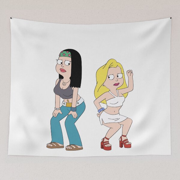 Item preview, American Dad Hayley and Francine Dance Off designed and sold by olivia-krig.