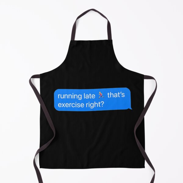 Item preview, Running Late is Exercise Right Funny iMessage Text designed and sold by yumiso.