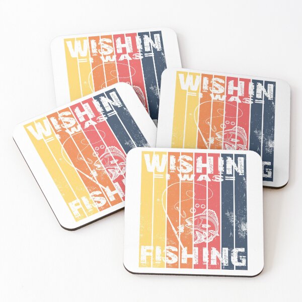 Item preview, Wishing I Was Fishing Funny Fisherman Quote  designed and sold by Aminepop.