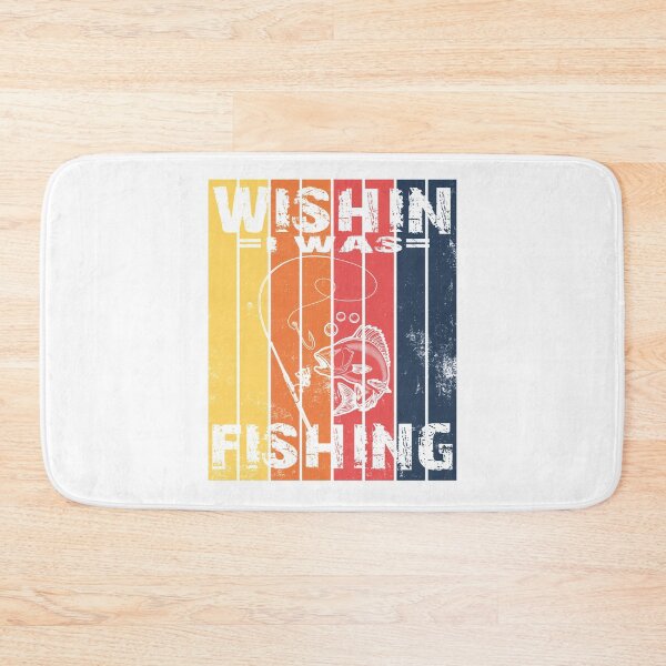 Item preview, Wishing I Was Fishing Funny Fisherman Quote  designed and sold by Aminepop.