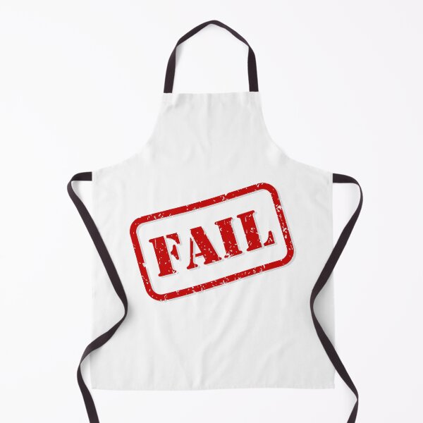 Fail stamp Apron