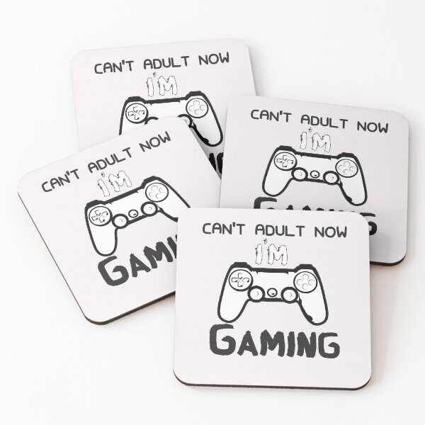 Item preview, Can't Adult Now I'm gaming  - gamer- gaming designed and sold by Hannah  Pillic.