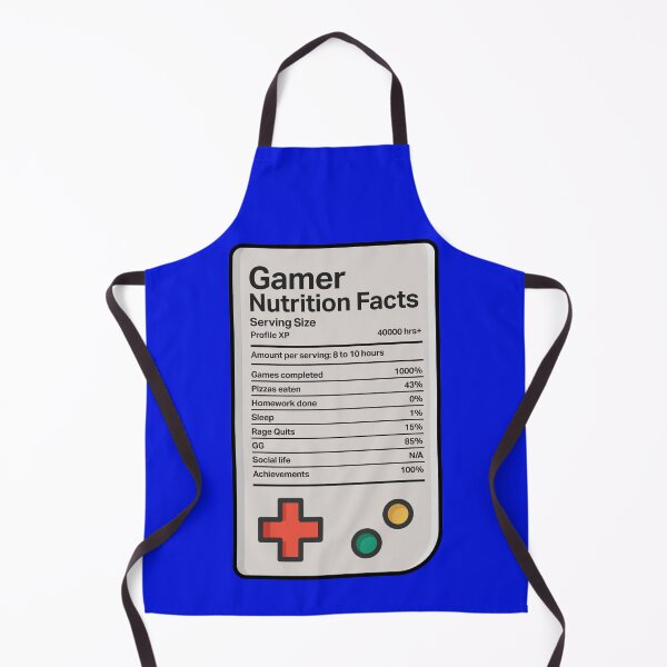 Item preview, Gamer Nutrition Facts designed and sold by Wolka.