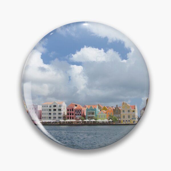 Item preview, Handelskade and Queen Emma Bridge, Willemstad, Curacao designed and sold by Kasia Design.