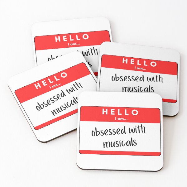 Item preview, hello I am obsessed with musicals designed and sold by bwayjime.