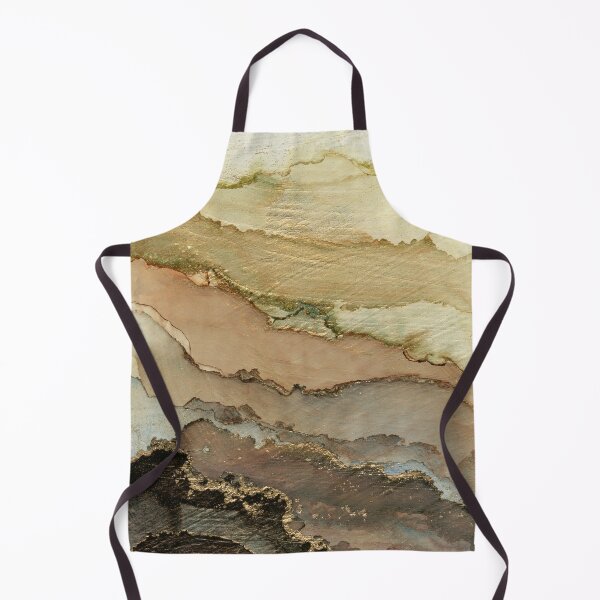 Item preview, Sandy Gold Landscape - Abstract Ink Art designed and sold by Olga Shvartsur.