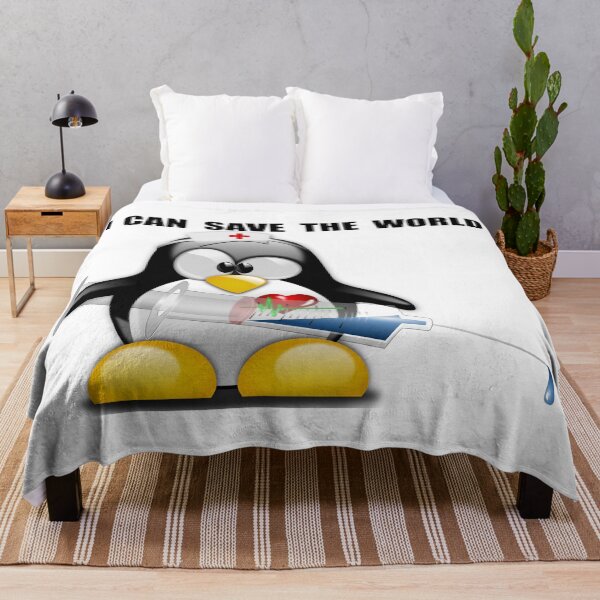 Item preview, I Can Save the World | Doctor Penguin Design | designed and sold by BestBash.