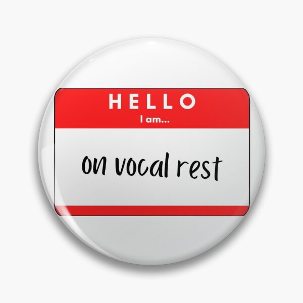 Item preview, hello I am on vocal rest designed and sold by bwayjime.