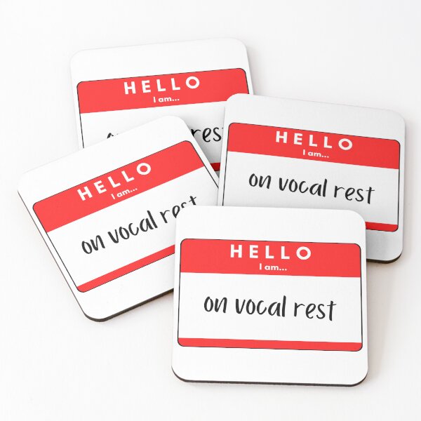 Item preview, hello I am on vocal rest designed and sold by bwayjime.