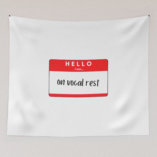 Item preview, hello I am on vocal rest designed and sold by bwayjime.