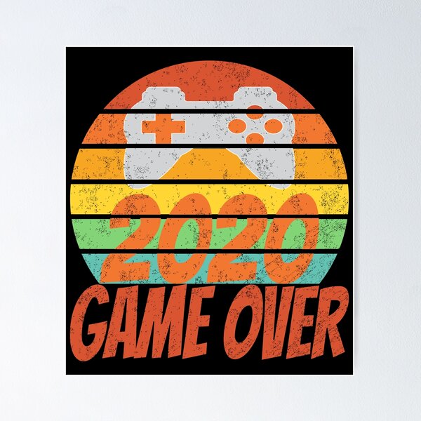 Item preview, Game Over 2020 Retro Sunset designed and sold by Qudkin.