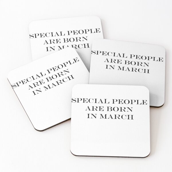 Item preview, Special people are born in march designed and sold by TheDevilStore.