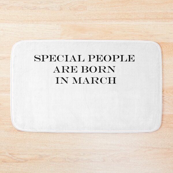 Item preview, Special people are born in march designed and sold by TheDevilStore.