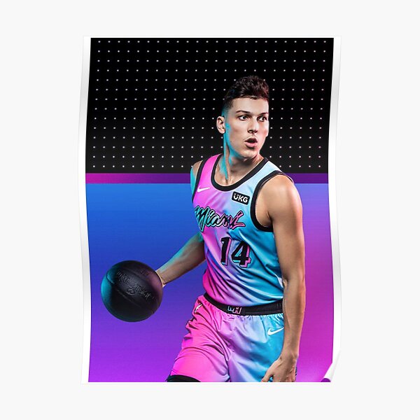 TYLER HERRO SIGNED MIAMI HEAT VICE VERSA NBA JERSEY KENTUCKY JACK HARLOW  BAS