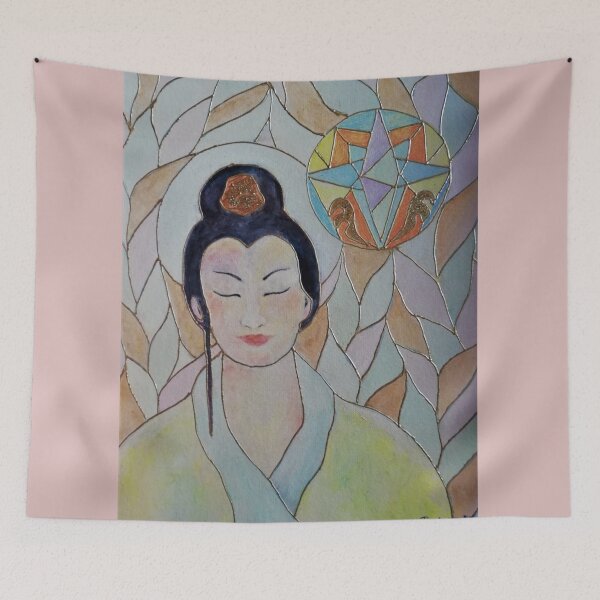 Item preview, Quan Yin - Ascended master - by Renate van Nijen designed and sold by Renate van Nijen.