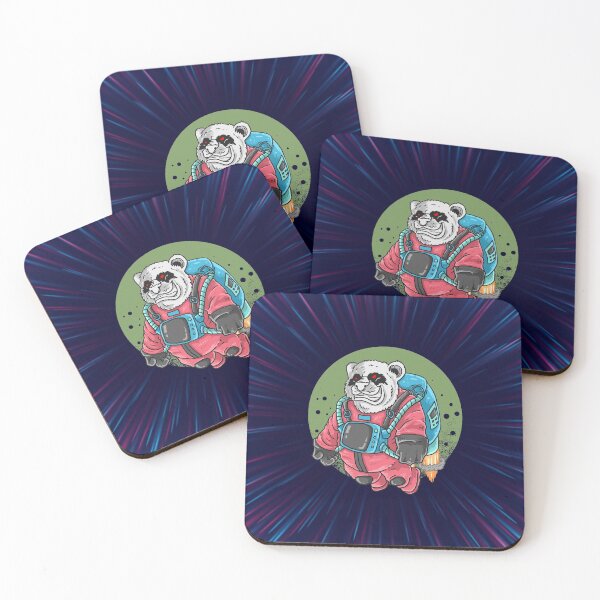 Item preview, Evil Panda Flying in Space designed and sold by kalud-zoldyck.