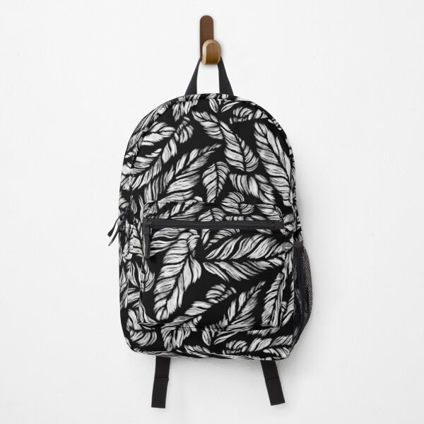 Item preview, Inverted Black and White Leaves designed and sold by Carolina Diaz.