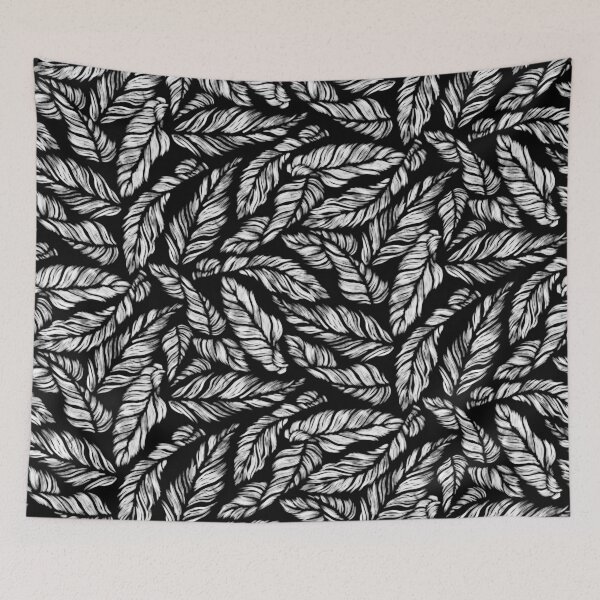 Artikelvorschau, Inverted Black and White Leaves entworfen und verkauft von Carolina Diaz.