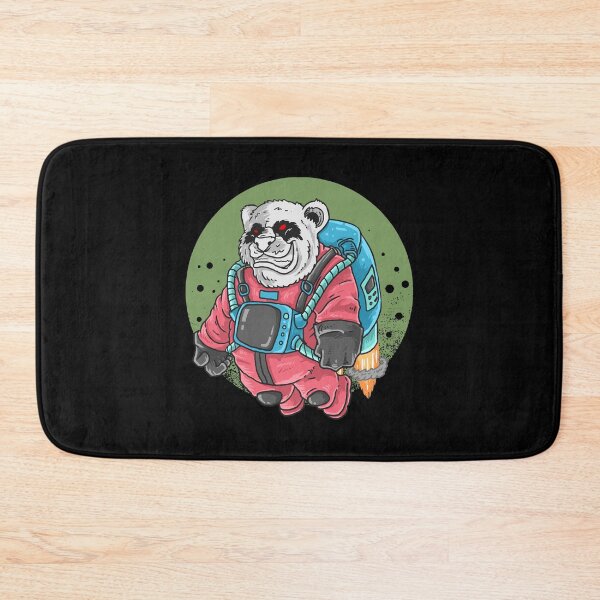 Item preview, Evil Panda Flying in Space (version 2) designed and sold by kalud-zoldyck.