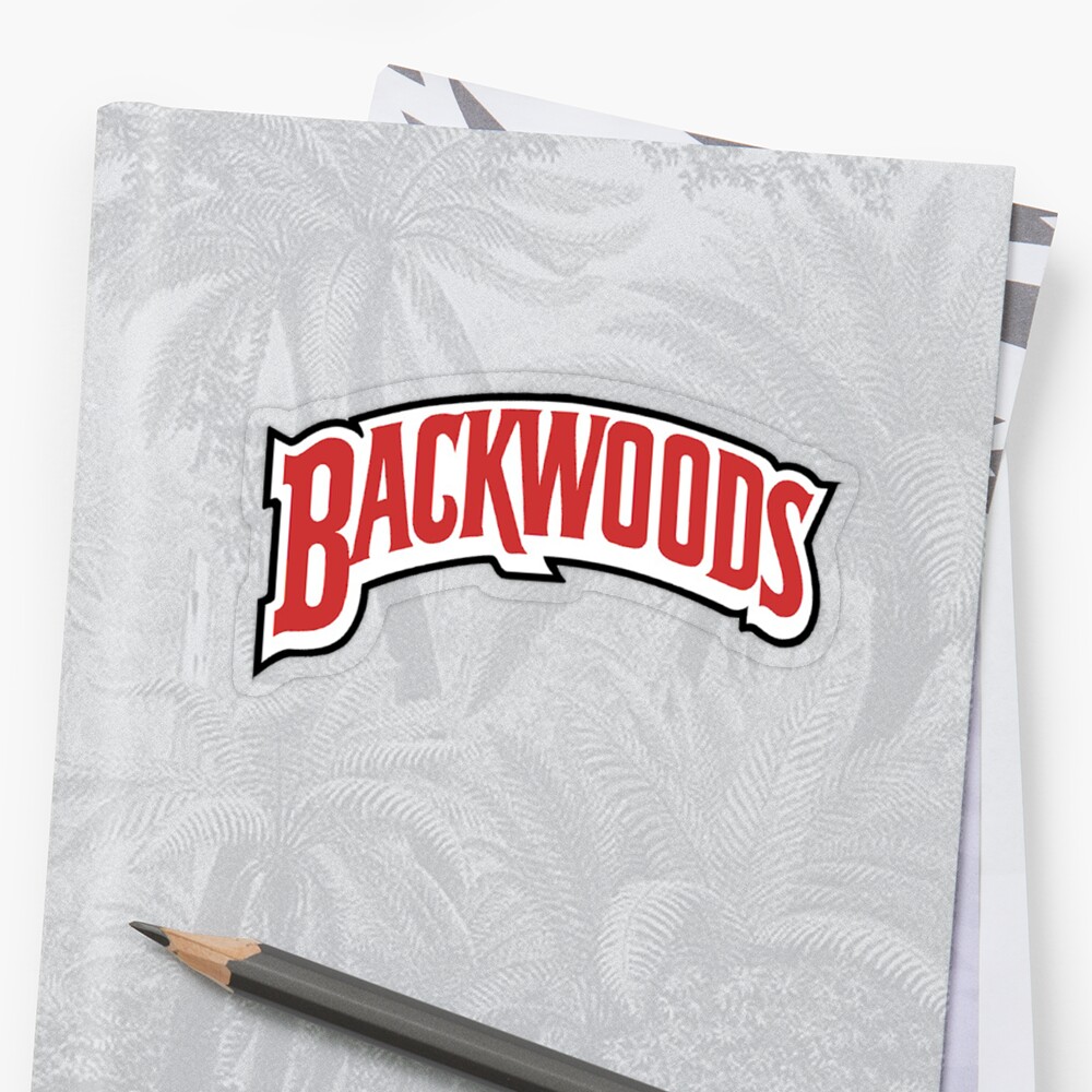 "Backwoods" Sticker by adamcase19 Redbubble